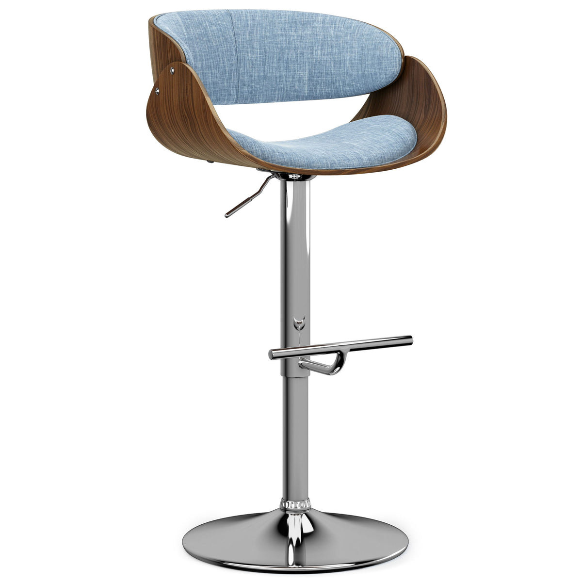 Amery - Mid Century Modern Adjustable Swivel Bar Stool - Ego Home Furniture