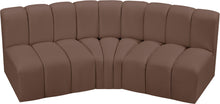 Load image into Gallery viewer, Arc - Faux Leather 3 Piece Modular Corner Sofa
