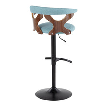 Load image into Gallery viewer, Gardenia - Contemporary Adjustable Barstool, Swivel With Rounded T Footrest (Set of 2)
