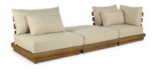 Load image into Gallery viewer, Mirella - 3 Piece Water Resistant Fabric Upholstered Outdoor Patio Modular Sofa
