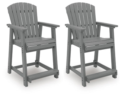 Sanctuary Beach - Barstool (Set of 2) - Dark Gray
