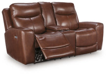 Load image into Gallery viewer, Bexhurst - Power Reclining Loveseat With Console / Adjustable Headrest
