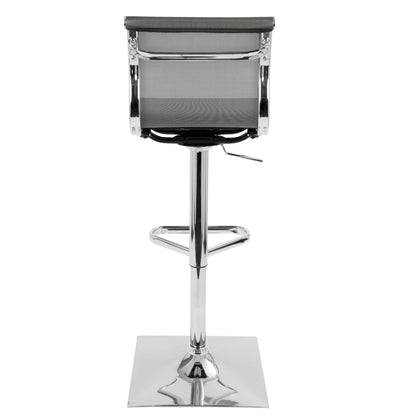 Mirage - Contemporary Adjustable Barstool With Swivel - Ego Home Furniture