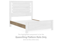 Load image into Gallery viewer, Brozmont - Queen/King Platform Rails - Tan
