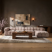 Load image into Gallery viewer, Orin - Fabric Velvet 5 Piece Modular Sectional
