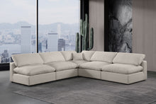 Load image into Gallery viewer, Comfy - 5 Piece Linen Modular Corner Armless Sectional
