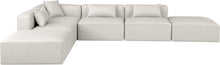 Load image into Gallery viewer, Cube - 6 Piece Modular Corner Armless Sectional
