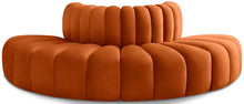 Load image into Gallery viewer, Arc - Velvet 4 Piece Modular Sofa
