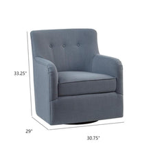 Load image into Gallery viewer, Adele - Swivel Chair With Button Tufted Back
