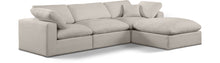 Load image into Gallery viewer, Comfy - 4 Piece Linen Fabric Modular Sectional With Chaise
