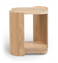 Load image into Gallery viewer, Calabria - Marble And Oak Wood Table
