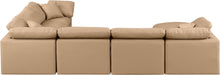 Load image into Gallery viewer, Indulge - Faux Leather 7 Piece Modular Sectional - Tan
