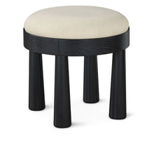 Load image into Gallery viewer, Larea - Upholstered Ottoman - Cream
