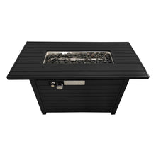 Load image into Gallery viewer, Outdoor Fire Pit Table &amp; Lid - Black
