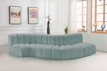Load image into Gallery viewer, Arc - Faux Leather 5 Piece Modular Sofa
