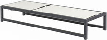 Load image into Gallery viewer, Maldives - Water Resistant Outdoor Patio Adjustable Sun Chaise Lounge Chair With Gray Base
