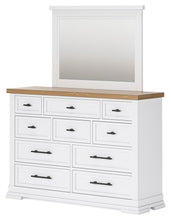 Load image into Gallery viewer, Ashbryn - Dresser And Mirror - White / Natural
