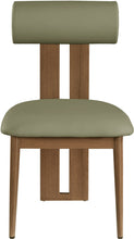 Load image into Gallery viewer, Dario - Faux Leather Dining Chair With Brown Frame (Set of 2)
