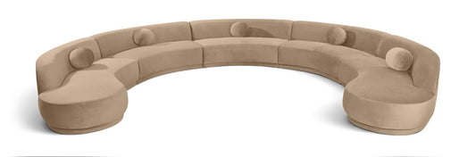 Avra - 192" Velvet Performance Fabric Upholstered Sectional - Ego Home Furniture