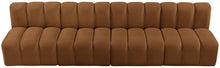 Load image into Gallery viewer, Arc - Velvet 4 Pieces Modular Sofa - Saddle
