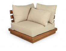 Load image into Gallery viewer, Mirella - Water Resistant Fabric Upholstered Outdoor Patio Modular Corner Chair
