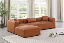 Load image into Gallery viewer, Cube - 4 Piece Modular Sectional With Chaise - Cognac

