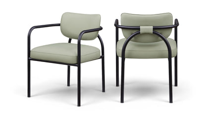 Serava - Vegan Leather Upholstered Dining Chair (Set of 2)