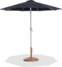 Load image into Gallery viewer, Fiji - Aluminum Patio Umbrella With Round Teak And White Base
