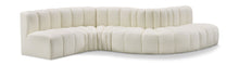 Load image into Gallery viewer, Arc - Faux Leather 6 Piece Curved Modular Sofa
