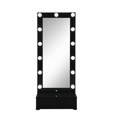 Elisa - Narrow Tall Mirror With Speaker And Drawer