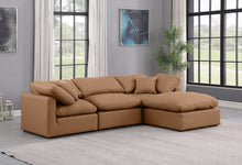 Load image into Gallery viewer, Indulge - Faux Leather 4 Piece Modular Sectional With Chaise
