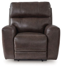 Load image into Gallery viewer, Crossplex - Power Recliner / Adjustable Headrest - Smoke
