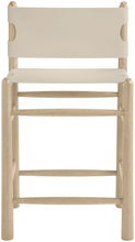 Load image into Gallery viewer, Santos - Upholstered Counter Stool With Stained Natural Base

