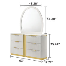 Load image into Gallery viewer, Giovanni - Dresser Mirror (Dresser Not Included) - White
