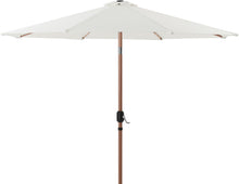 Load image into Gallery viewer, Fiji - Aluminum Patio Umbrella With Square Black And Teak Base
