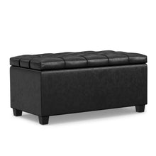 Load image into Gallery viewer, Sienna - Transitional Storage Ottoman Bench
