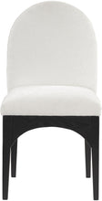 Load image into Gallery viewer, Waldorf - Chenille Dining Side Chair With Black Legs

