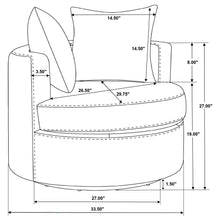 Load image into Gallery viewer, Debbie Swivel Accent Chair
