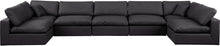 Load image into Gallery viewer, Comfy - 7 Piece Faux Leather Modular Armless Sectional
