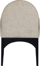Load image into Gallery viewer, Waldorf - Chenille Dining Arm Chair With Black Legs
