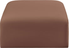 Load image into Gallery viewer, Arc - Faux Leather Ottoman
