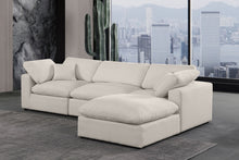 Load image into Gallery viewer, Comfy - 4 Piece Linen Fabric Modular Sectional With Chaise
