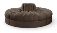 Load image into Gallery viewer, Rummi - Round Velvet Performance Fabric Upholstered 4 Piece Modular Sofa
