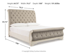Load image into Gallery viewer, Realyn - Upholstered Sleigh Bed
