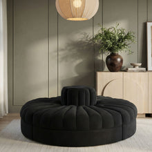Load image into Gallery viewer, Rummi - Round Velvet Performance Fabric Upholstered 4 Piece Modular Sofa
