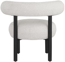 Load image into Gallery viewer, Bordeaux - Boucle Fabric Accent Chair With Black Legs
