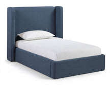 Load image into Gallery viewer, Kendall - Linen Textured Fabric Upholstered Bed
