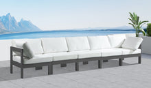 Load image into Gallery viewer, Nizuc - Outdoor Patio 5 Seat Modular Sofa With Gray Frame
