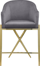 Load image into Gallery viewer, Xavier - Counter Stool with Gold Legs
