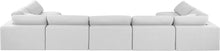 Load image into Gallery viewer, Comfy - 7 Piece Linen Modular Armless Sectional
